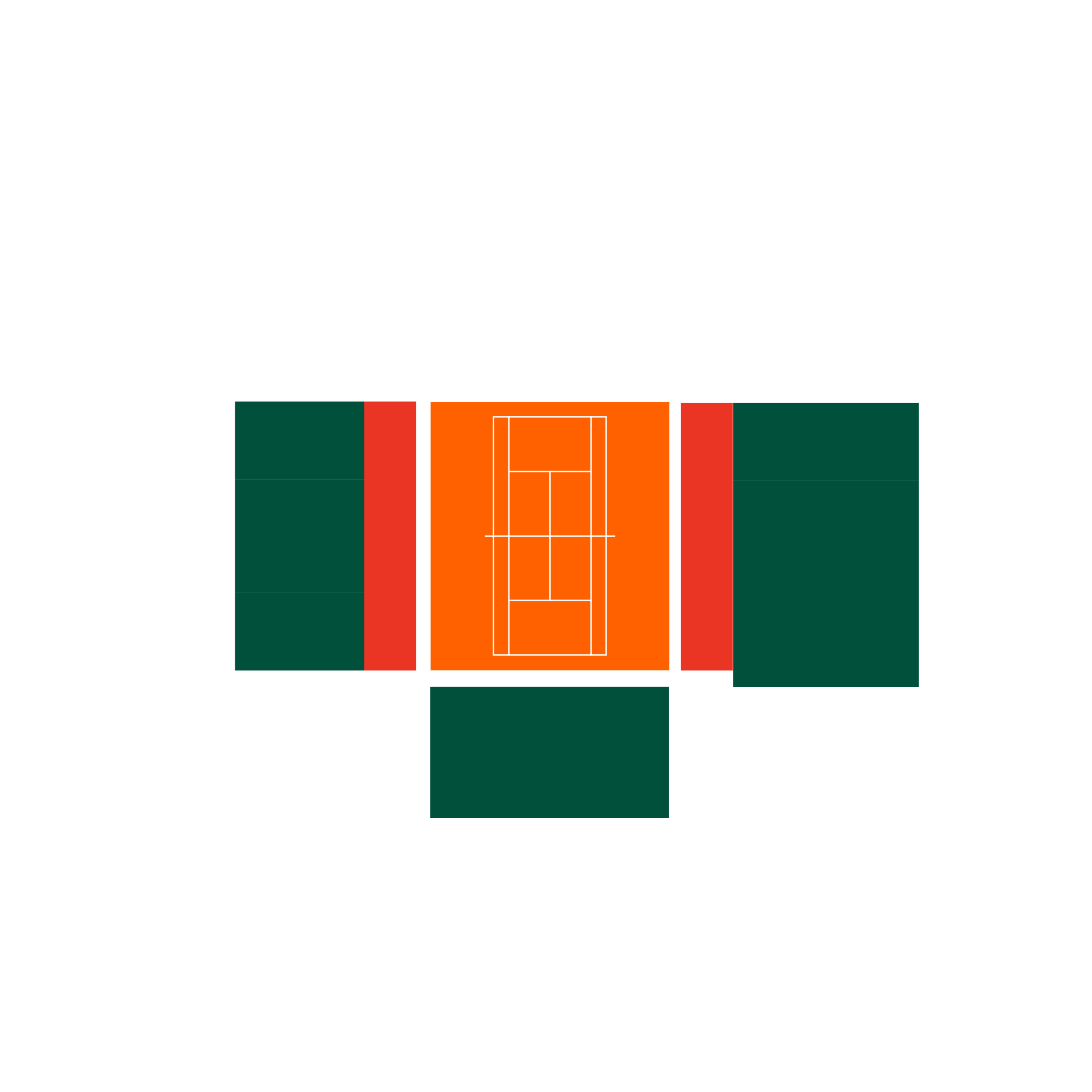 Monte Carlo Masters Court des Princes seating plan showing Category 1 and Super Category sections.